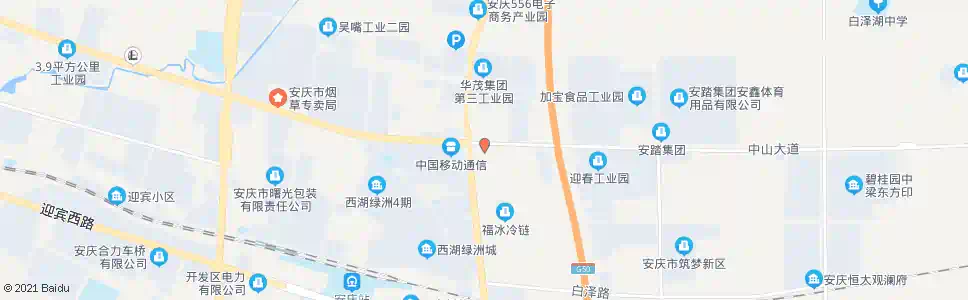 安庆旺旺工业园_公交站地图_安庆公交_妙搜公交查询2025