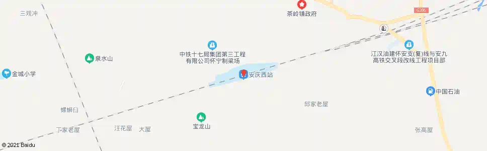 安庆西站_公交站地图_安庆公交_妙搜公交查询2025