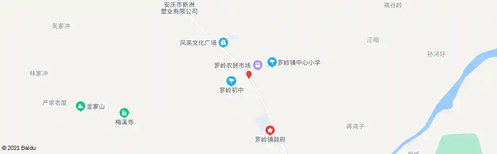 安庆罗岭老街_公交站地图_安庆公交_妙搜公交查询2025