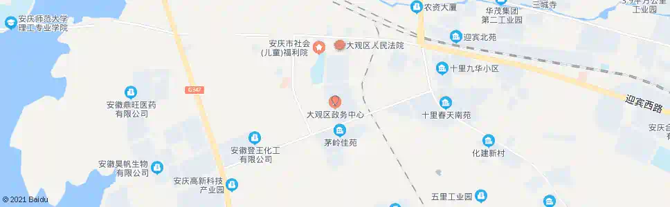 安庆大观区政务中心_公交站地图_安庆公交_妙搜公交查询2025