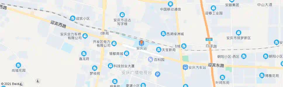 安庆迎宾大道_公交站地图_安庆公交_妙搜公交查询2025