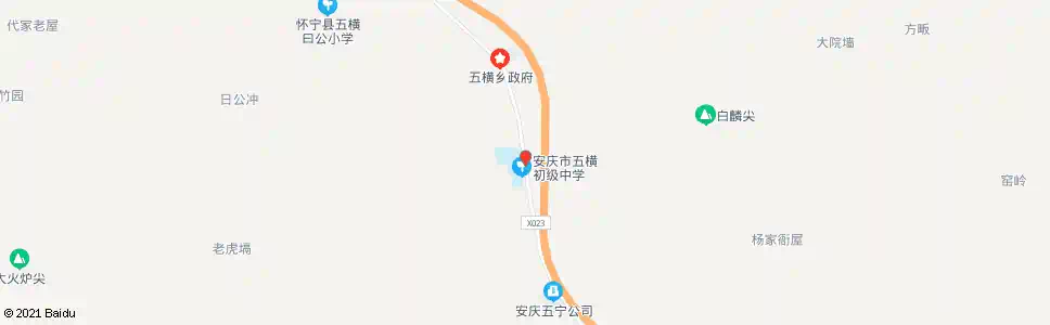 安庆五横初中_公交站地图_安庆公交_妙搜公交查询2025