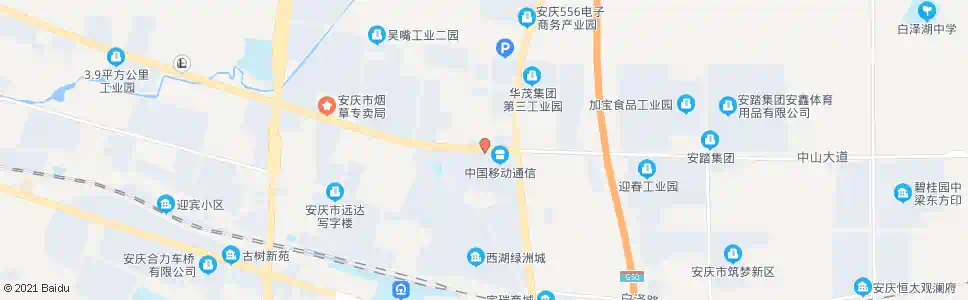 安庆吴嘴工业园_公交站地图_安庆公交_妙搜公交查询2025