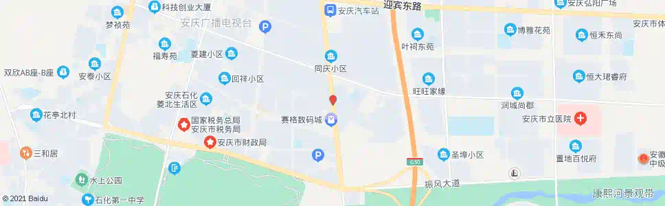 安庆赛格数码城_公交站地图_安庆公交_妙搜公交查询2025