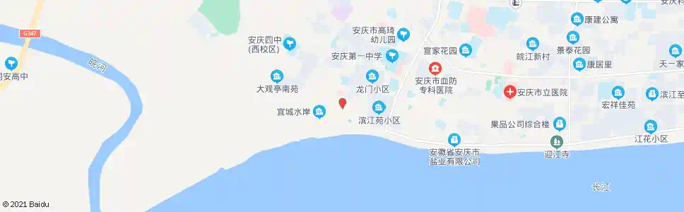 安庆沿江路口_公交站地图_安庆公交_妙搜公交查询2025