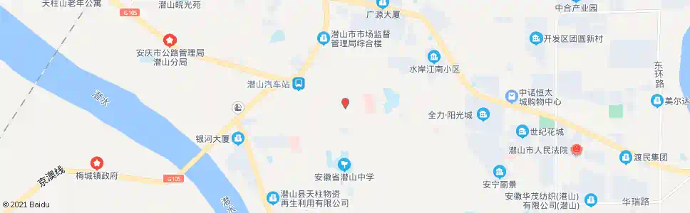 安庆财富广场_公交站地图_安庆公交_妙搜公交查询2025