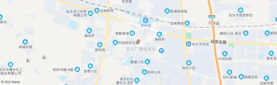 安庆广电大楼_公交站地图_安庆公交_妙搜公交查询2025