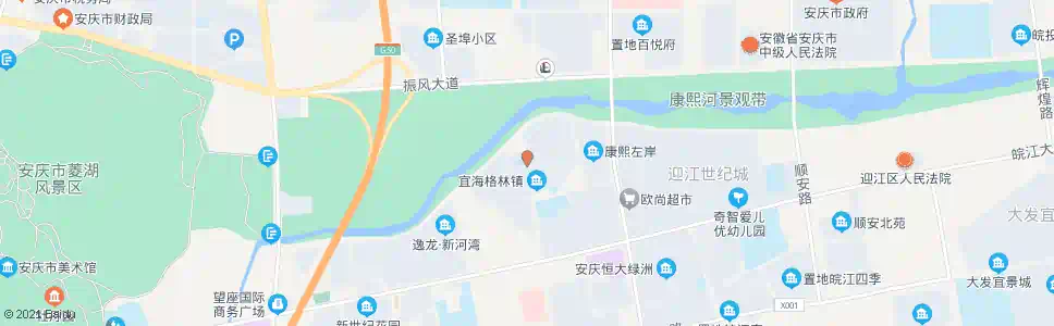 安庆新宜小区_公交站地图_安庆公交_妙搜公交查询2025