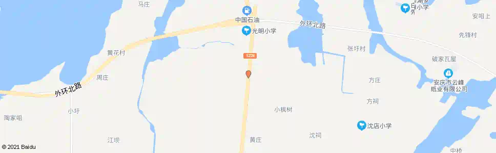 安庆庙塘_公交站地图_安庆公交_妙搜公交查询2025