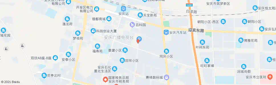 安庆光彩西大门_公交站地图_安庆公交_妙搜公交查询2025