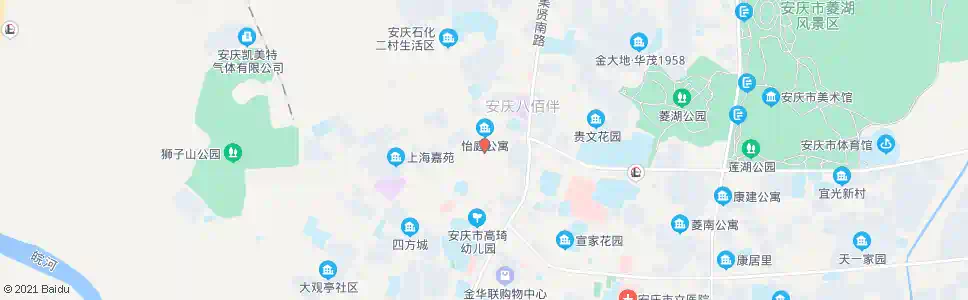 安庆北正街_公交站地图_安庆公交_妙搜公交查询2025