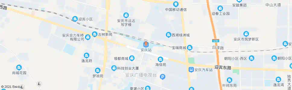 安庆阳光城_公交站地图_安庆公交_妙搜公交查询2025
