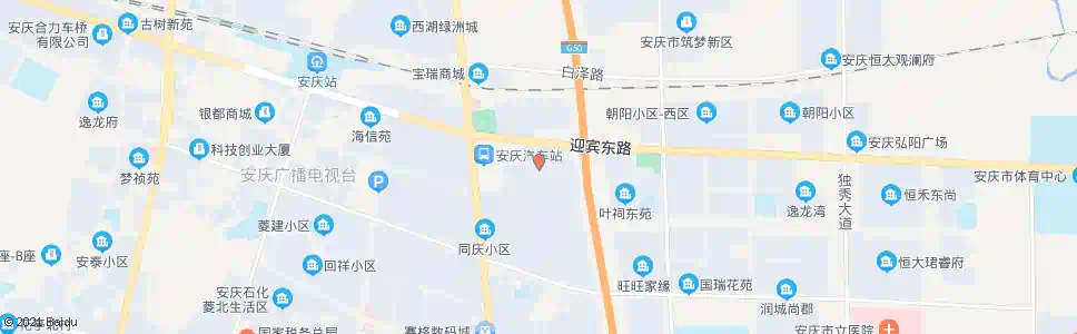 安庆光彩大市场_公交站地图_安庆公交_妙搜公交查询2025