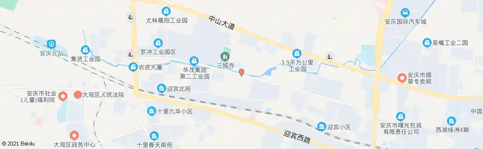 安庆经四路口_公交站地图_安庆公交_妙搜公交查询2025