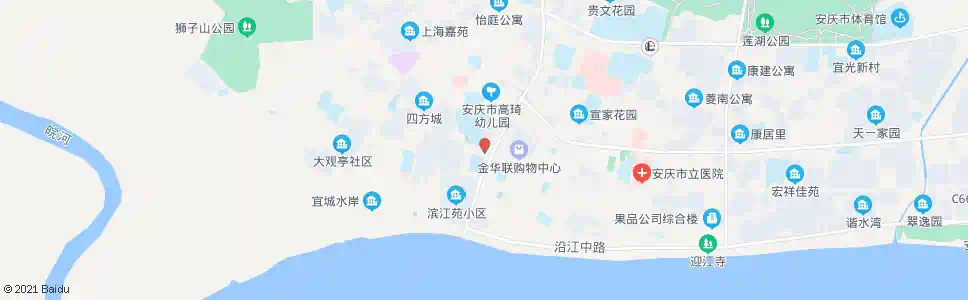 安庆中医院_公交站地图_安庆公交_妙搜公交查询2025