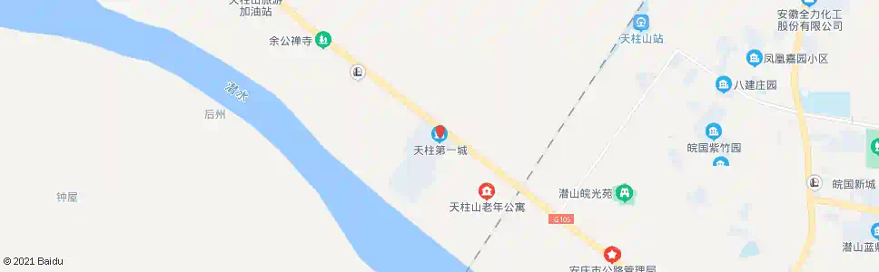 安庆天柱第一城_公交站地图_安庆公交_妙搜公交查询2025