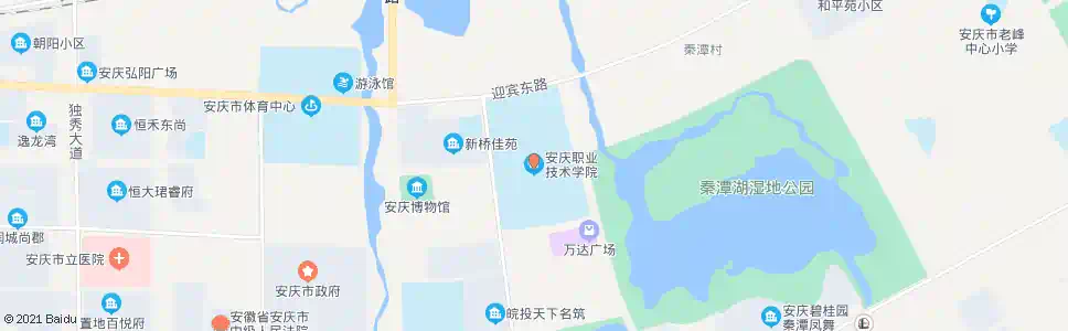 安庆职高_公交站地图_安庆公交_妙搜公交查询2025