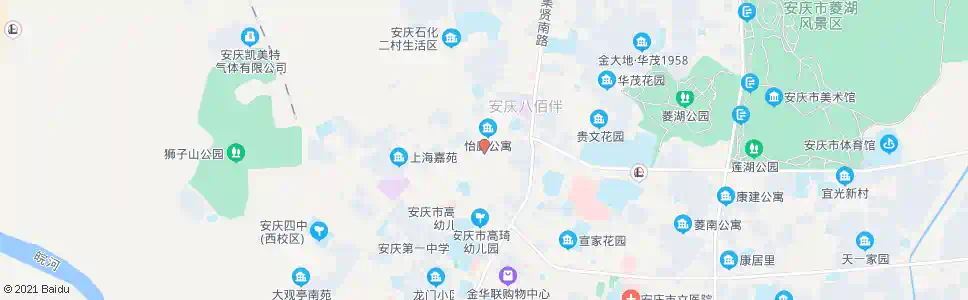 安庆北正街(路东)_公交站地图_安庆公交_妙搜公交查询2025