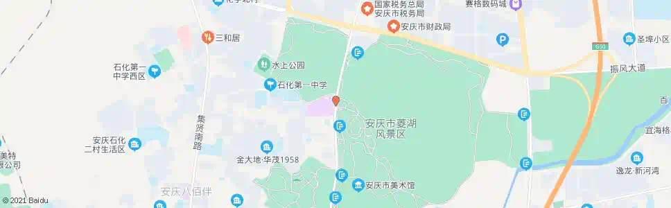 安庆皖江公园_公交站地图_安庆公交_妙搜公交查询2025