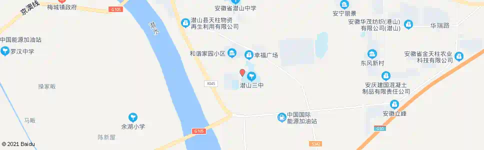 安庆三中_公交站地图_安庆公交_妙搜公交查询2025