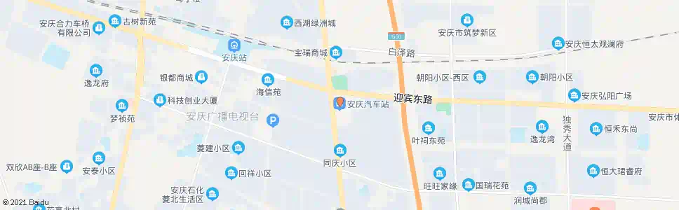安庆长途汽车站_公交站地图_安庆公交_妙搜公交查询2025