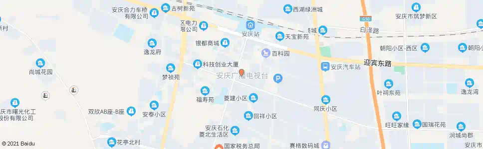 安庆广播电视台_公交站地图_安庆公交_妙搜公交查询2025