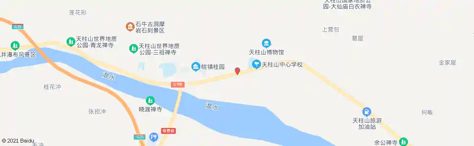 安庆天柱山镇政府_公交站地图_安庆公交_妙搜公交查询2025