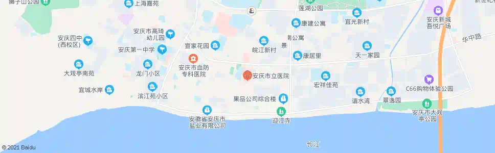 安庆市立医院_公交站地图_安庆公交_妙搜公交查询2025