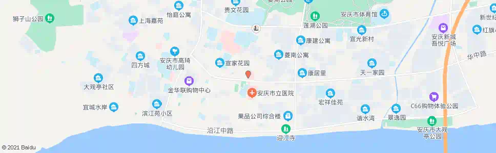 安庆人民医院_公交站地图_安庆公交_妙搜公交查询2025