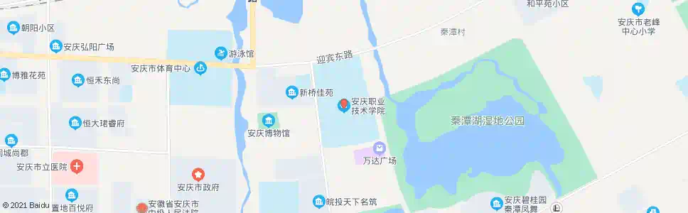 安庆职院新校区_公交站地图_安庆公交_妙搜公交查询2025
