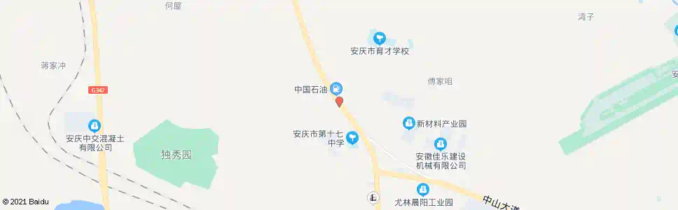 安庆红水塘_公交站地图_安庆公交_妙搜公交查询2025