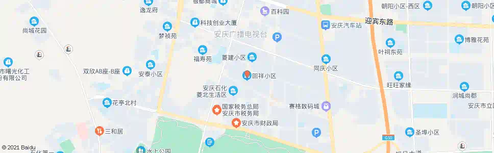 安庆回祥小区_公交站地图_安庆公交_妙搜公交查询2025