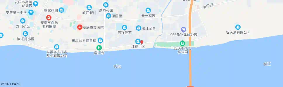 安庆江花小区_公交站地图_安庆公交_妙搜公交查询2025