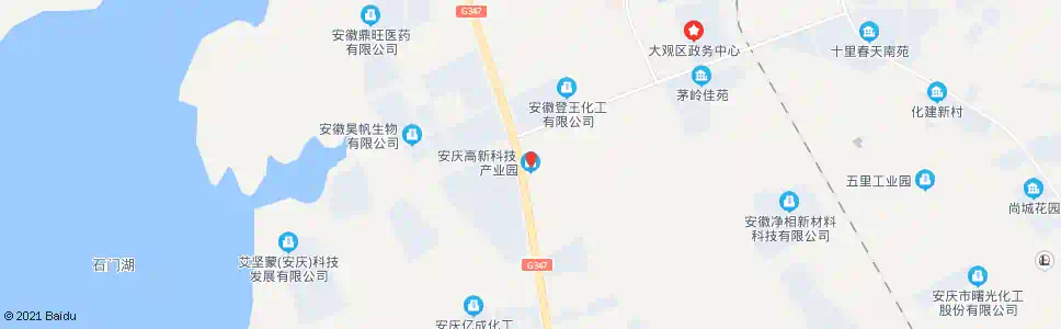 安庆高新产业园_公交站地图_安庆公交_妙搜公交查询2025