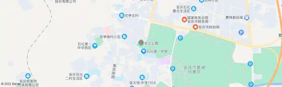 安庆水上公园_公交站地图_安庆公交_妙搜公交查询2025