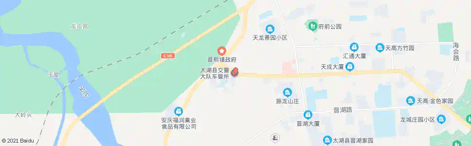 安庆交警大队(南行)_公交站地图_安庆公交_妙搜公交查询2025