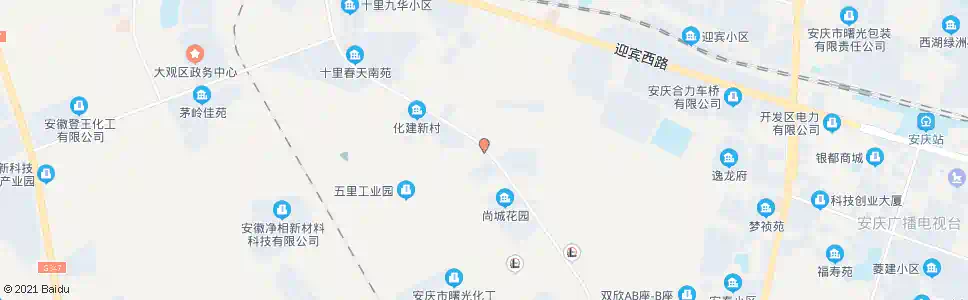 安庆大修厂_公交站地图_安庆公交_妙搜公交查询2025
