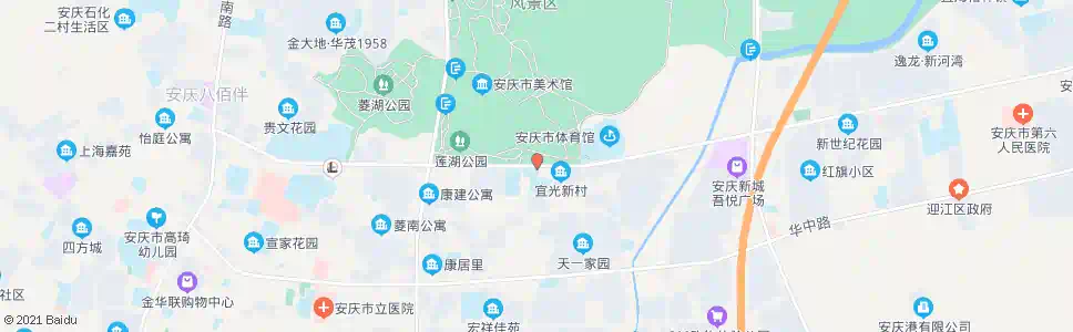 安庆宜光新村_公交站地图_安庆公交_妙搜公交查询2025