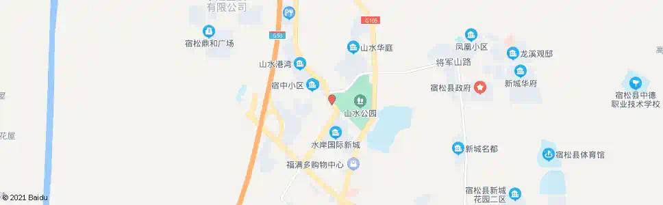 安庆山水公园_公交站地图_安庆公交_妙搜公交查询2025