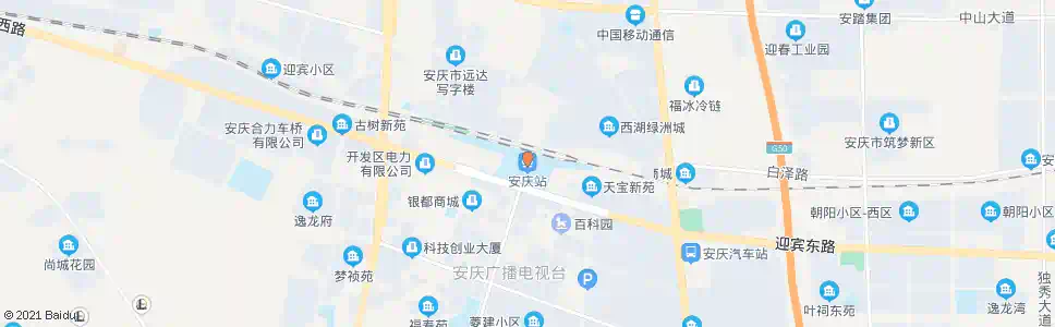安庆人行河_公交站地图_安庆公交_妙搜公交查询2025