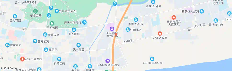 安庆红旗小学_公交站地图_安庆公交_妙搜公交查询2025