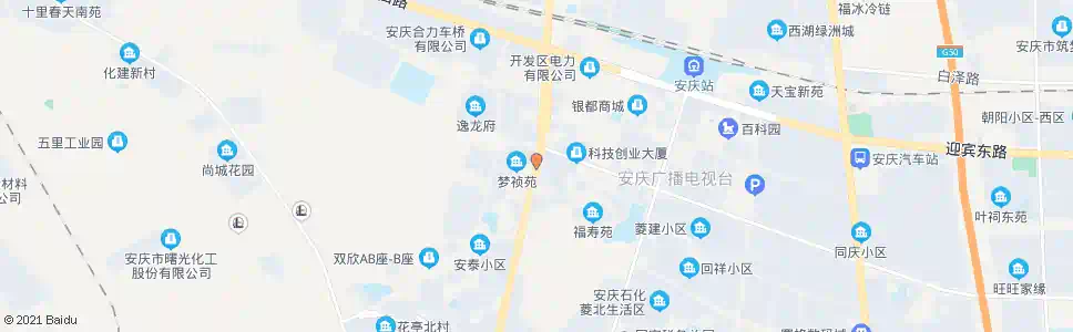 安庆第四医院_公交站地图_安庆公交_妙搜公交查询2025