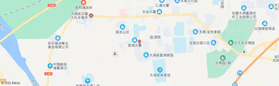 安庆晋湖山庄路口_公交站地图_安庆公交_妙搜公交查询2025