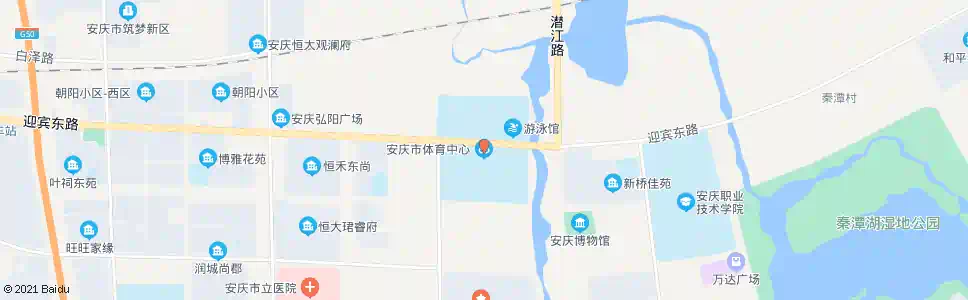 安庆体育中心_公交站地图_安庆公交_妙搜公交查询2025