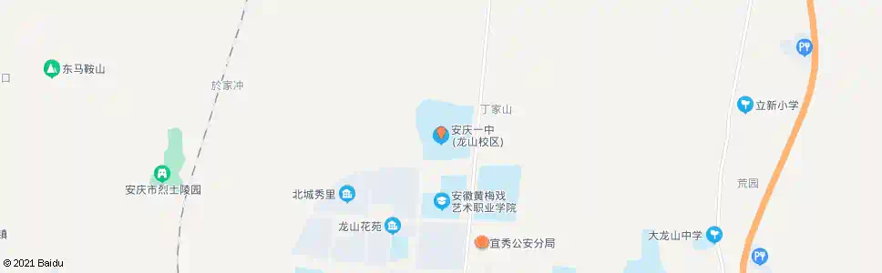 安庆市一中_公交站地图_安庆公交_妙搜公交查询2025