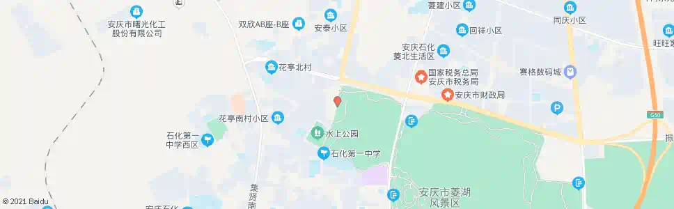 安庆石化游泳馆_公交站地图_安庆公交_妙搜公交查询2025