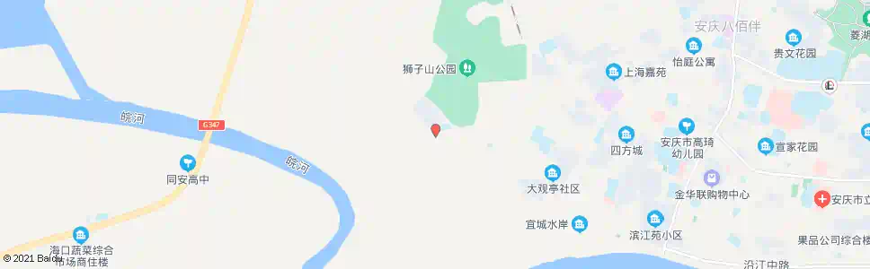 安庆狮子山公园_公交站地图_安庆公交_妙搜公交查询2025