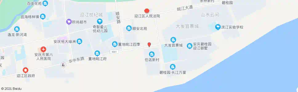 安庆任店新村_公交站地图_安庆公交_妙搜公交查询2025