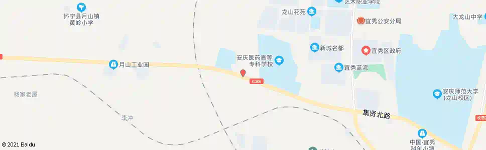 安庆莲花铺_公交站地图_安庆公交_妙搜公交查询2025