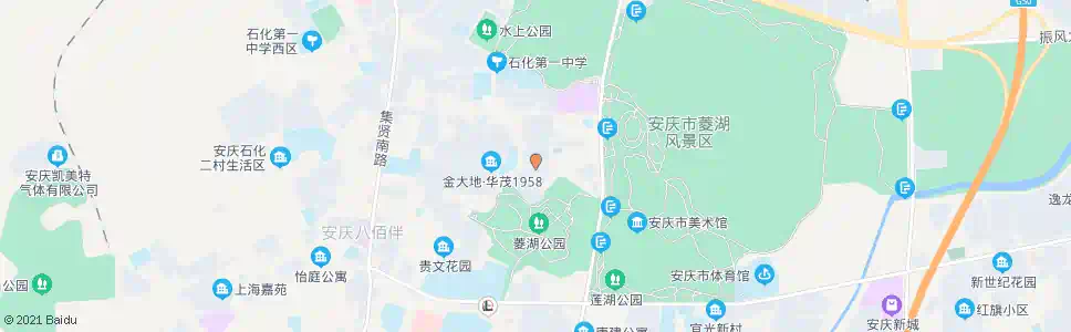 安庆宜园_公交站地图_安庆公交_妙搜公交查询2025